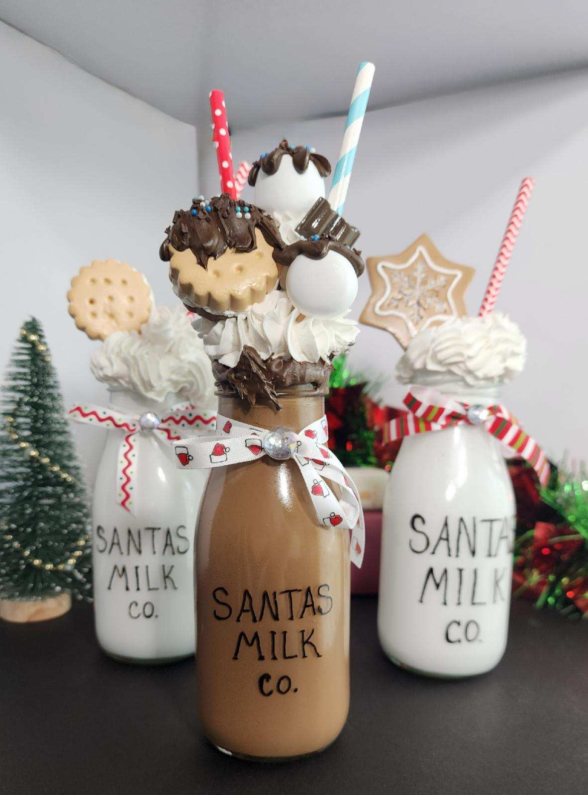 Click here to view Holiday Milk Jug Fake Bake by  