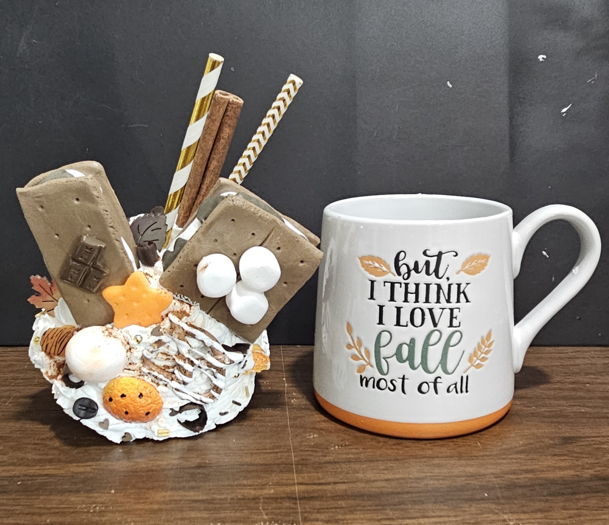 Click here to view Fall Mug & Topper Decor by  